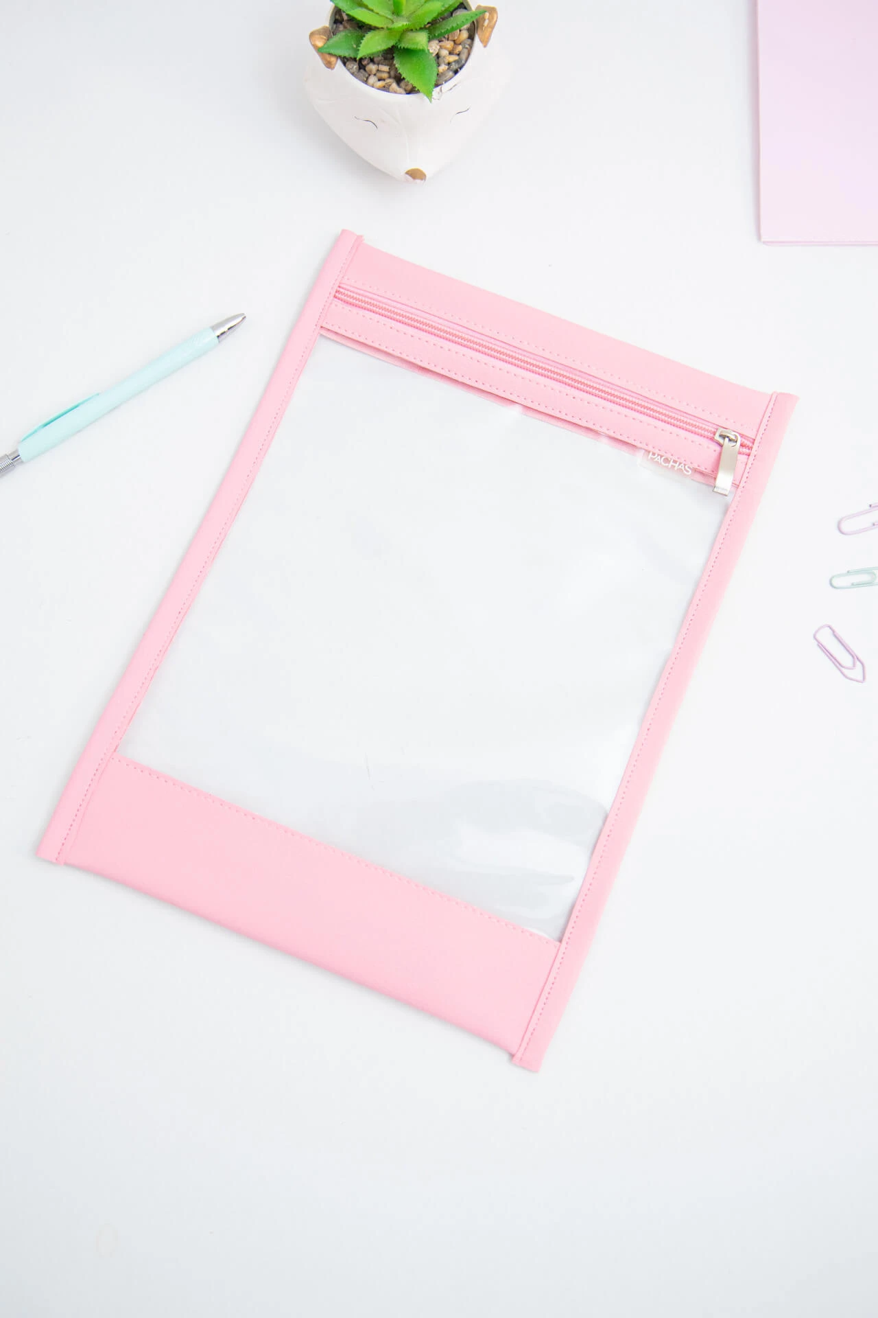 SOBRE PORTA DOCUMENTOS TRANSPARENTE